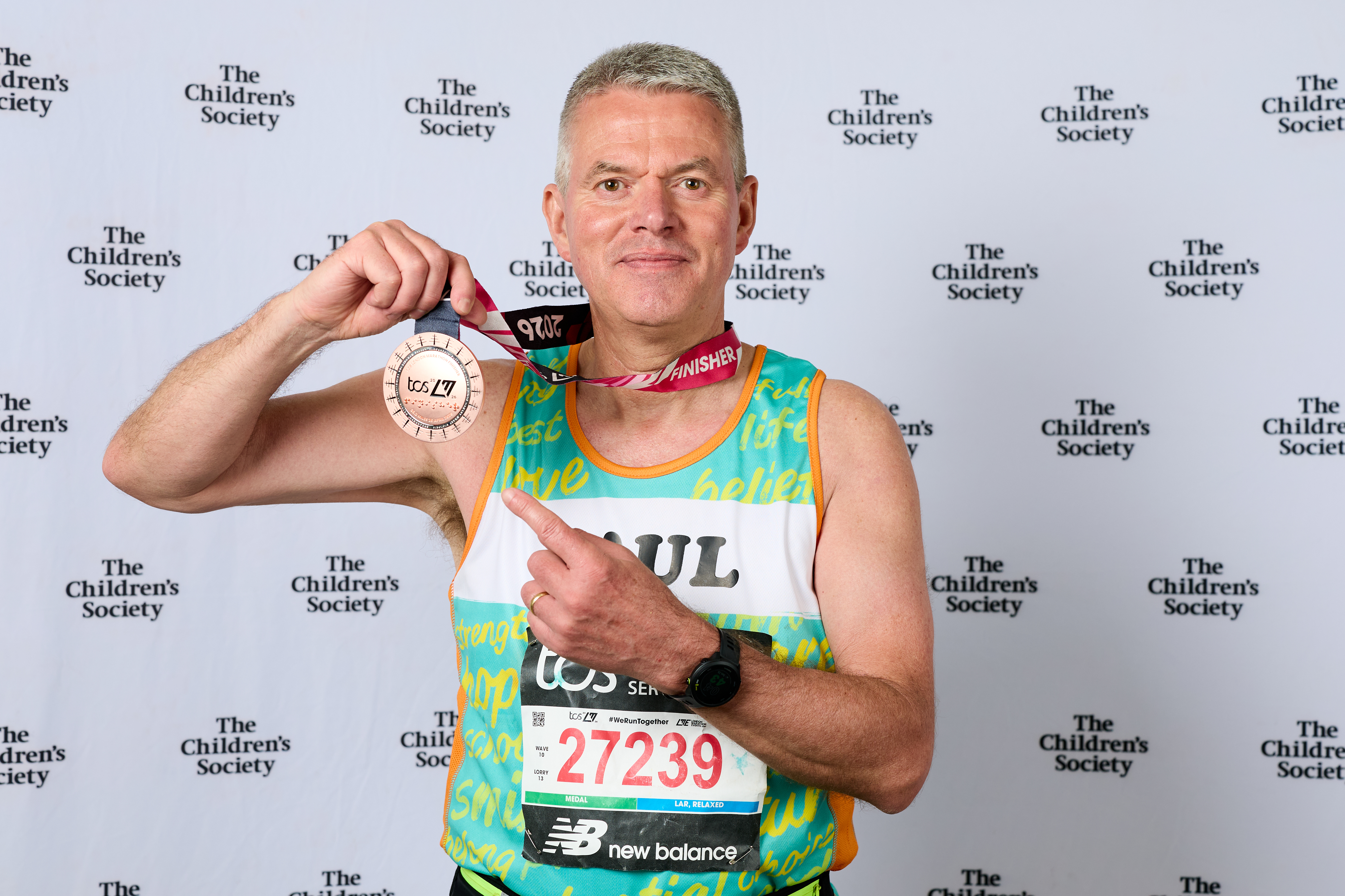 Paul Philpott completes 2026 TCS London Marathon in support of The Children’s Society