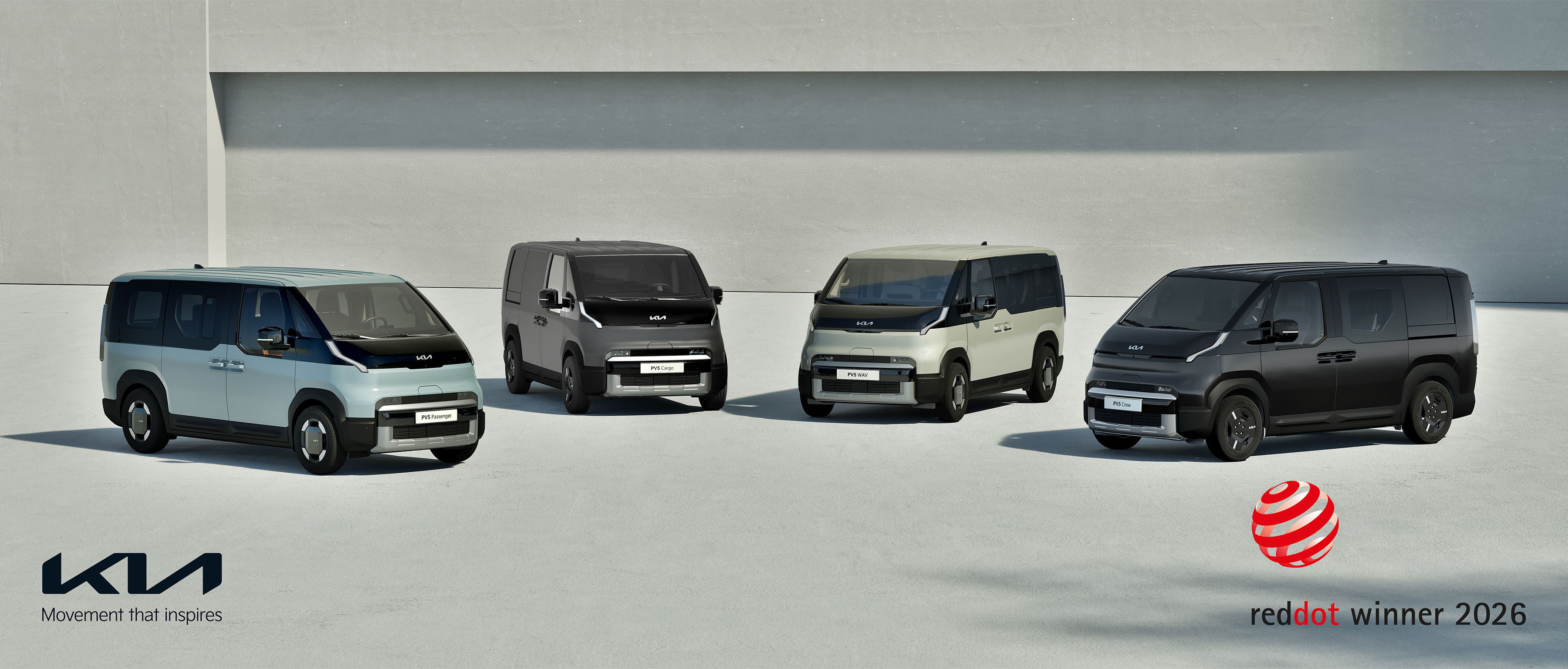 Kia PV5 - 2026 Red Dot Design Award