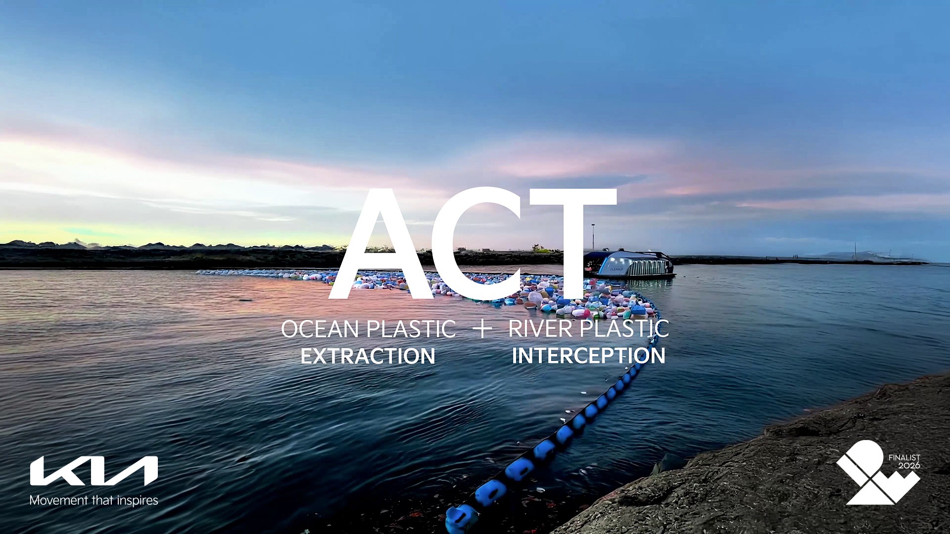 Kia x The Ocean Cleanup Campaign