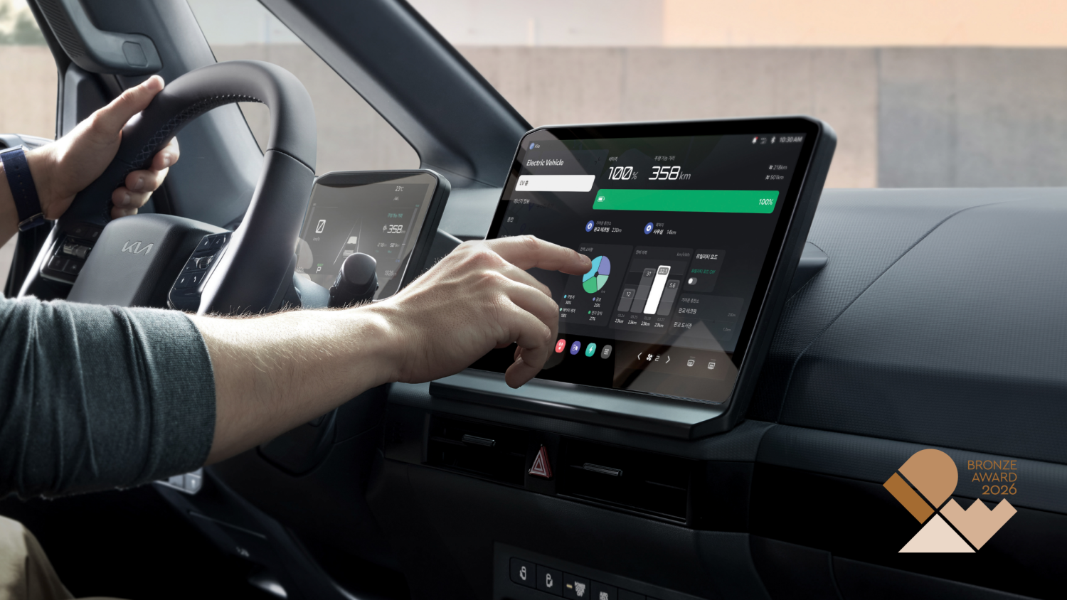 Kia PV5 infotainment system wins bronze and Kia x The Ocean Cleanup campaign named finalist at 2026 IDEA awards