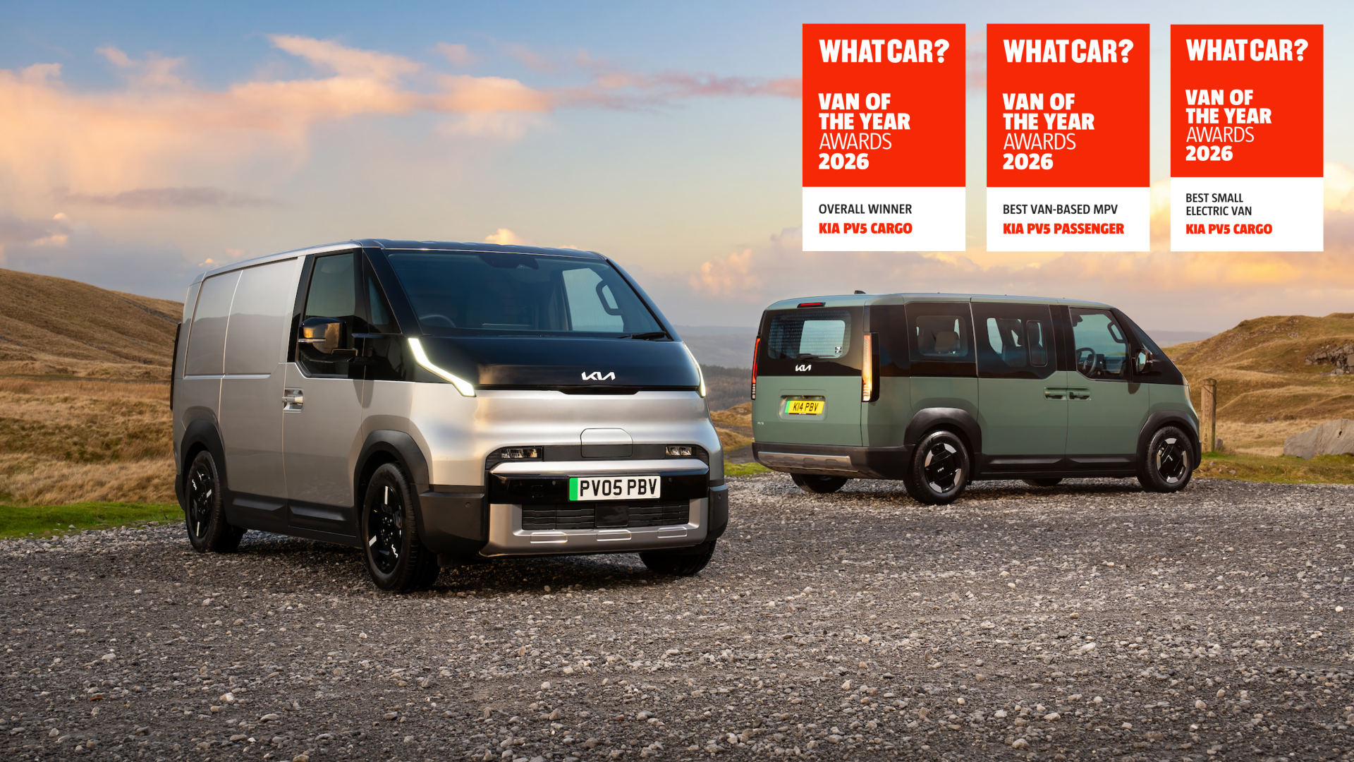 Kia PV5 wins three at What Car? Van and Commercial Vehicle Awards - Kia ...